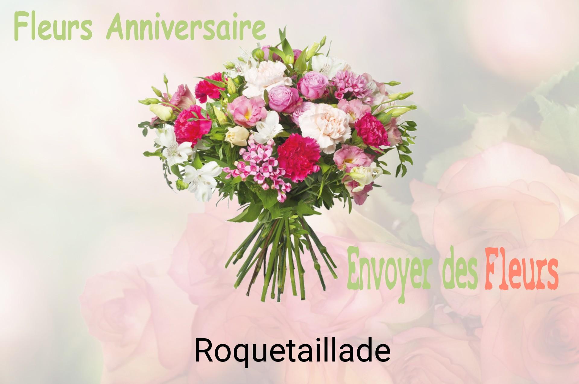 Bouquet de fleurs d’anniversaire livré à Roquetaillade