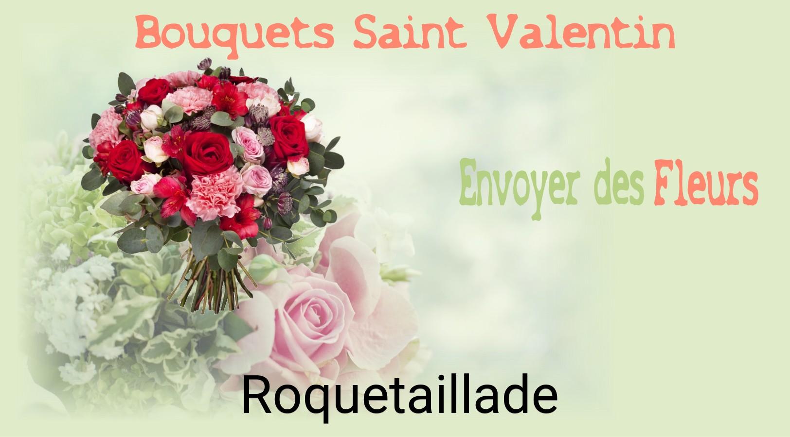 Roses de Saint-Valentin livrées à Roquetaillade